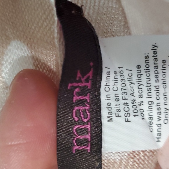 2/$5 Polka-dot Tassled Scarf - Picture 2 of 2